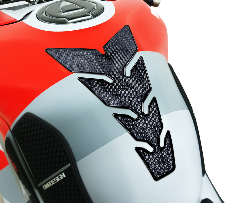 One Emblems 623-1164 XT1 ULTRA-THIN TANK PAD HEXAGONS BLACK