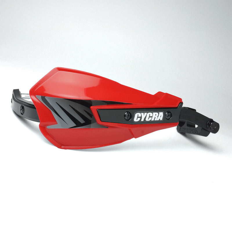 Cycra 714-1642 1CYC-7801-32 VORTEX HANDGUARDS W/UNIVERSAL U-CLAMPS - RED