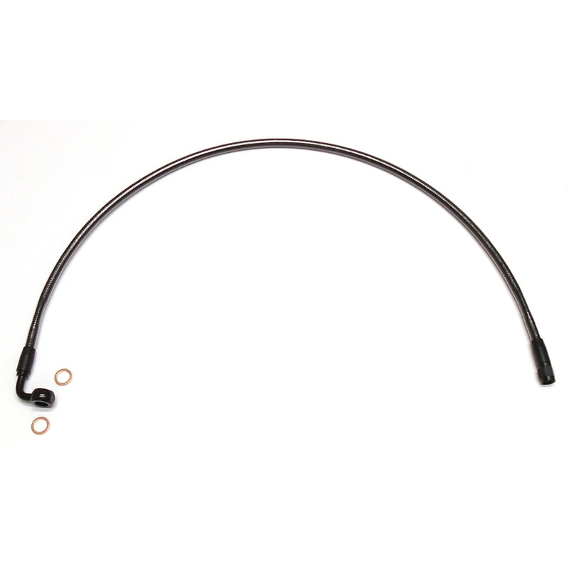 MAGNUM SHIELDING 1741-4480 AS47223 Alternate Length Designer Series ABS-Specific Front Brake Line Kit - 10 mm-90° - 23" - Black Pearl