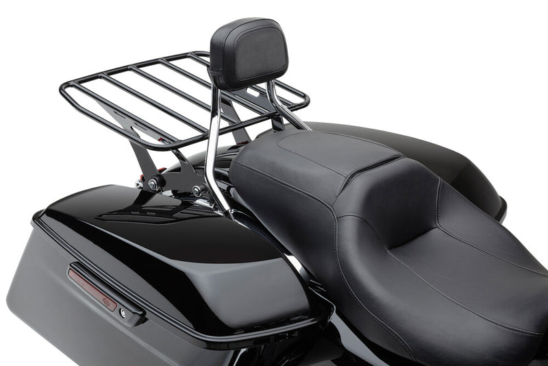 Cobra Detach BIG-A Luggage Rack Black FLH FLT - 602-2600B For Harley Touring 2009-2026
