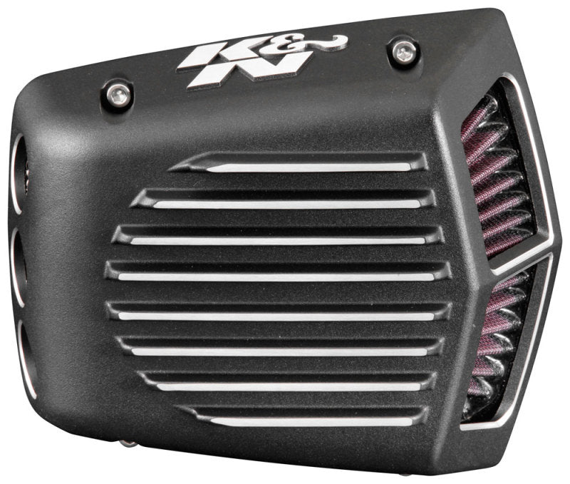 K & N RK-3950 K&N Street Metal Intake System For 01-16 Harley Davidson Softail/dyna - Shaker Black - Photo - Primary