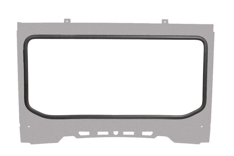 Pro Armor Front Windshield FOR Pocket Roof Sparkle Silver MET - P144W462SSM Polaris RZR 2014-2018