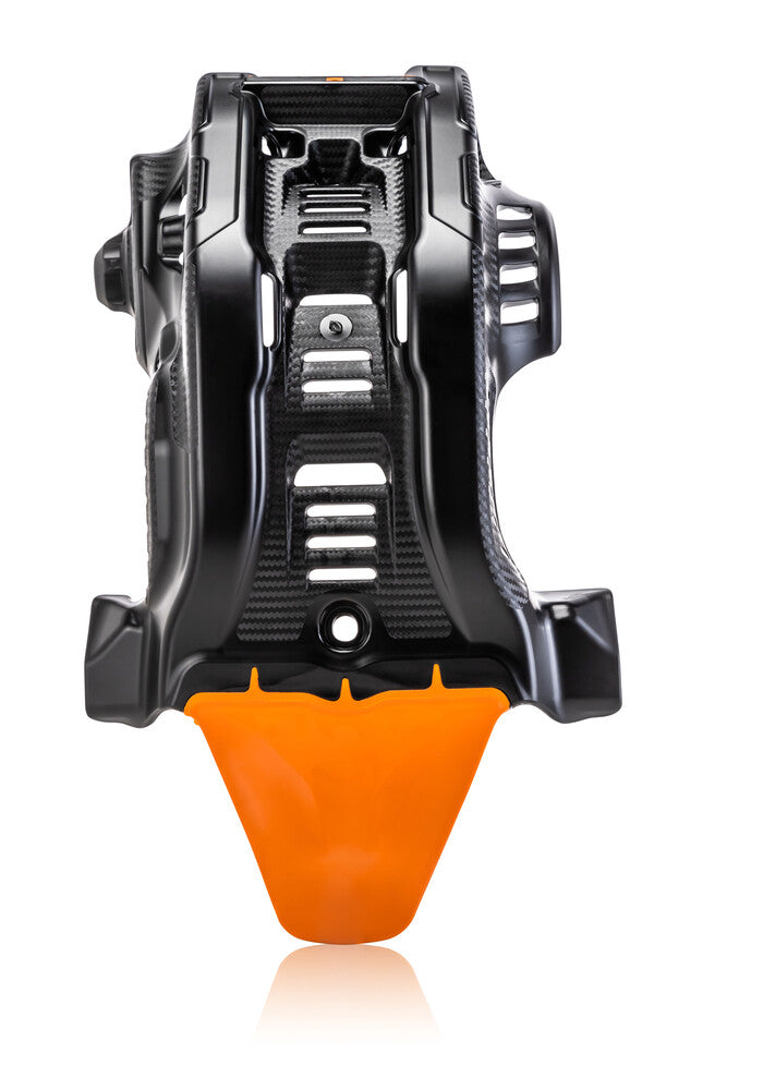 Acerbis Skid Plate Black Orange - 2736375229 KTM SX-F 250 / SX-F 350 2019-2022