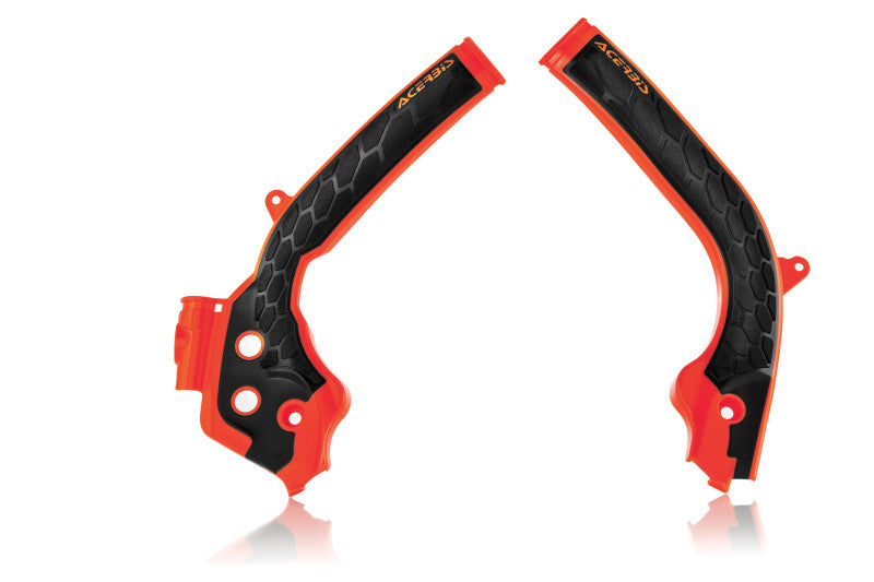 Acerbis 2449535225 16-19 KTM 125-450 Sx/sx-f/xc-f/xc/ Xc-w/exc-f/ 17-19 Husq Frame Guard X Grip - Orange/blk - Photo - Primary