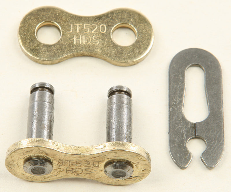 Jt Sprockets 550-9302G JTC520HDSGBSL MASTER LINK HDS CLIP 520 GLD/BLK