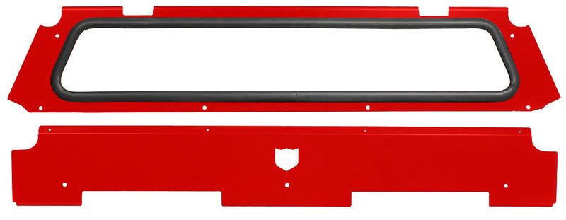Pro Armor Rear Windshield RED - P144W461RD-293 Polaris RZR 2014-2022