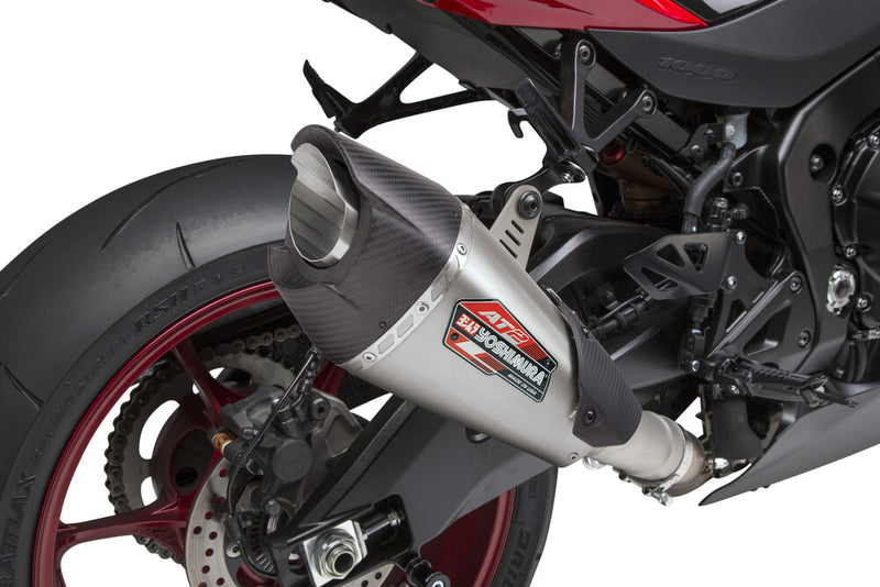 Yoshimura AT2 Street SO SS SS CF WF Works - 11182BP521 Suzuki 1000 / 1000R 2017-2025