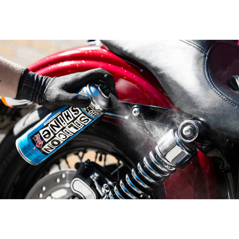 MUC-OFF USA 3713-0095 227US Silicone Shine 11 oz. net wt. - aerosol