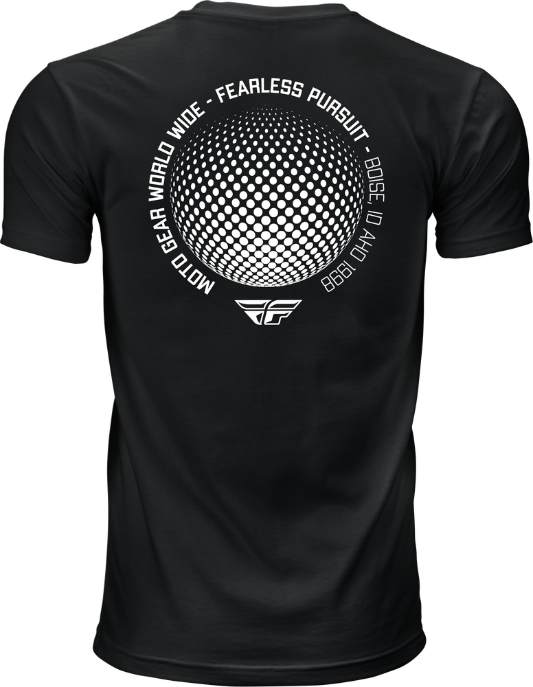 Fly Racing 354-0406L 354-0406L FLY WORLDWIDE TEE BLACK LG