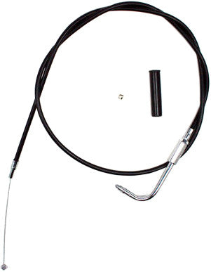 Motion Pro Black Vinyl Throttle Cable - 06-0344 For Harley Motorcycles 2008-2016