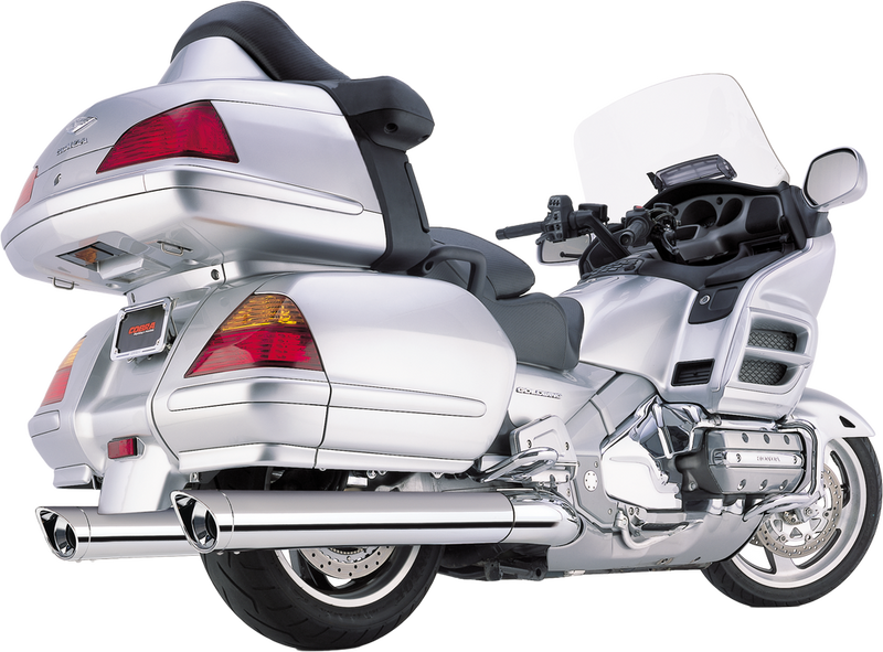 Cobra Slip ON Scalloped Tips CHR Honda GL1800 - 1215 Honda Gold Wing 2001-2010