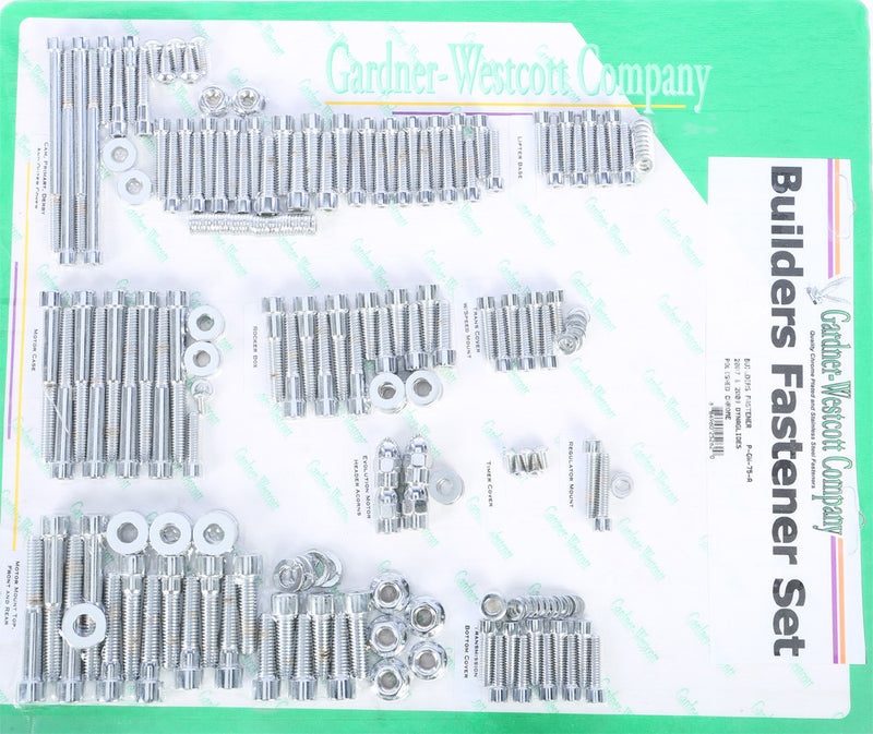 Gardner-Westcott BIG Twin Builder SET - P-GW-75-A For Harley Motorcycles 2007-2017
