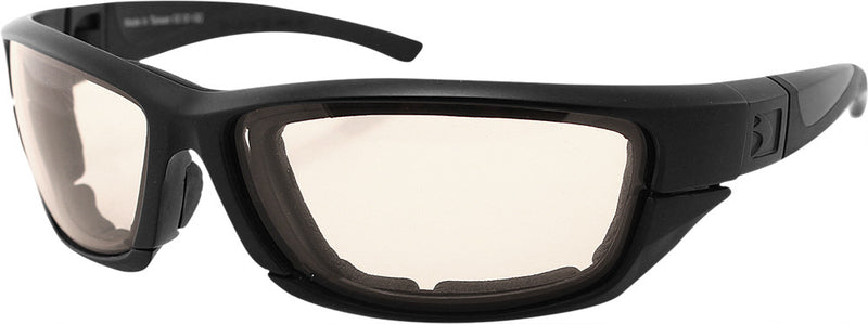 Bobster 26-4898 BDEC201 DECODER 2 SUNGLASSES MATTE BLACK W/PHOTOCHROMIC LENS