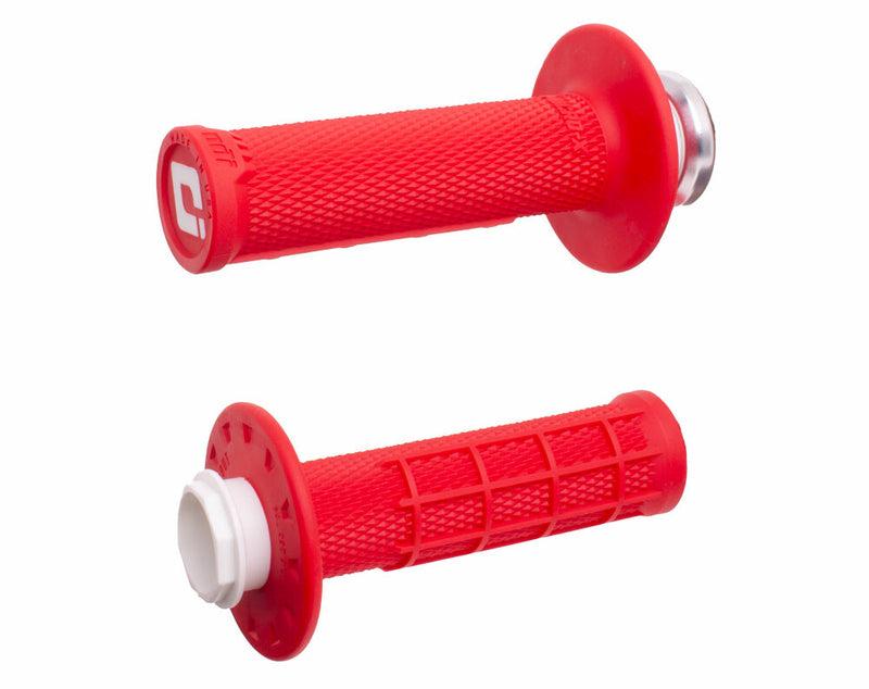 Odi 206-1154 H36MXR MICRO-X LOCK-ON GRIPS HALF-WAFFLE RED/SILVER