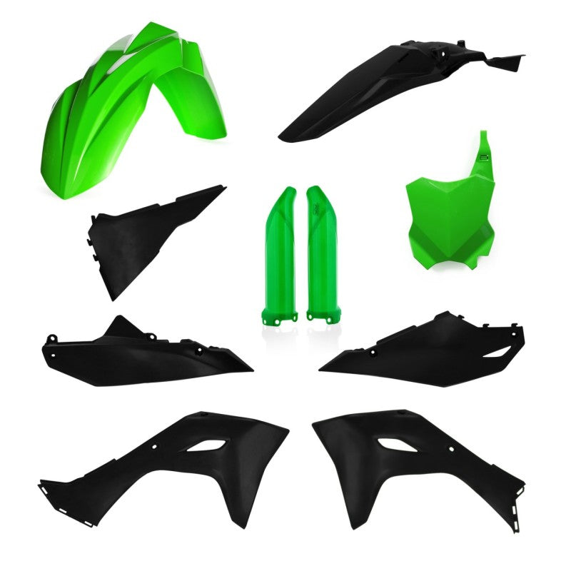 Acerbis 2983571089 2024 Kawasaki KX450 Full Plastic Kit - Green/black - Photo - Primary