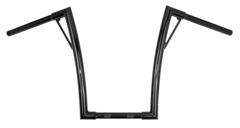 Burly Brand Louie 16" Bar 1.25" Black - B12-7008B For Harley Motorcycles 1980-2023