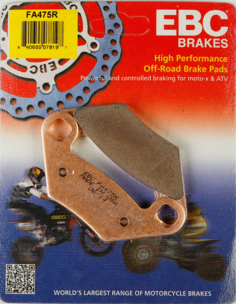 EBC Brake Pads - FA475R Polaris Outlaw / Sportsman / Scrambler 2008-2015