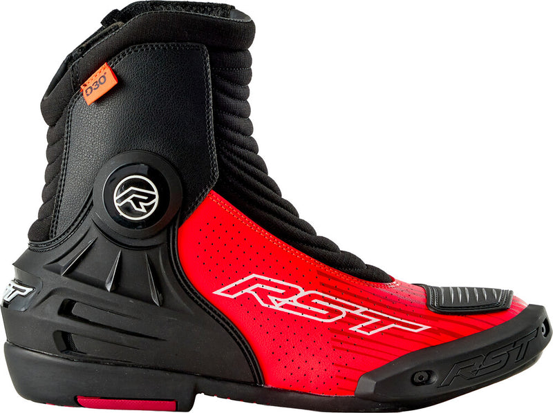 Rst 556-3697247 103697F.RED-47 TRACTECH EVO D3O SHORT BOOT BLACK/FLO RED 13