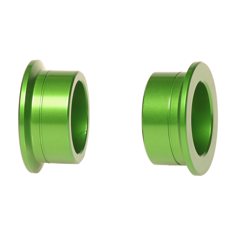 RFX Rear Wheel Spacers Green - FXWS 20500 99GN Kawasaki Dirt Bikes 2003-2025