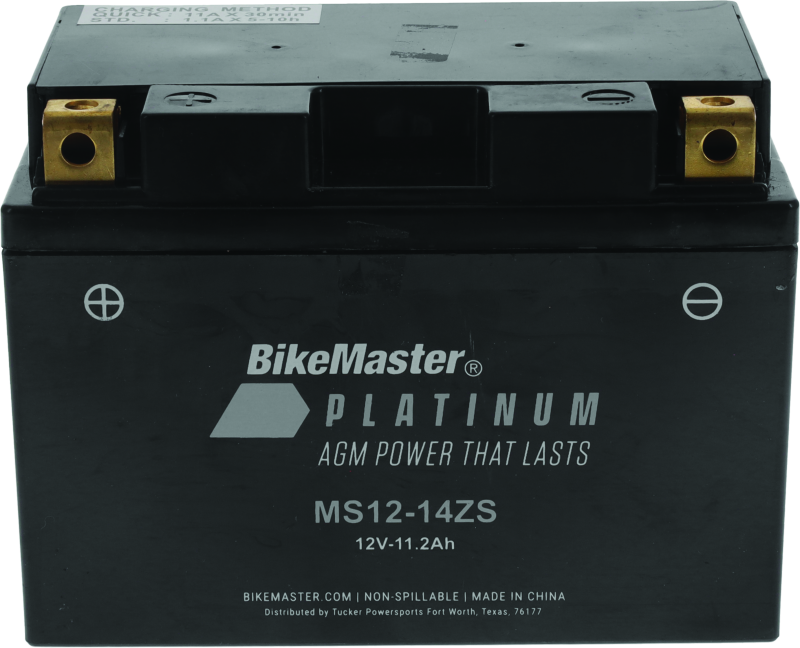BikeMaster 780716 AGM Battery - MS12-14ZS - Photo - Primary