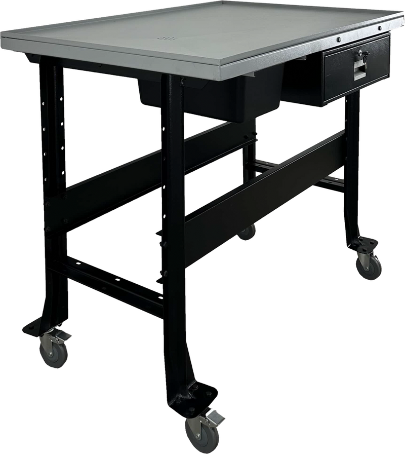 Ideal 27-1674 PTDT-1000-BLK PREMIUM TEAR DOWN TABLE 1 000 LBS. CAP. (XH-TT)