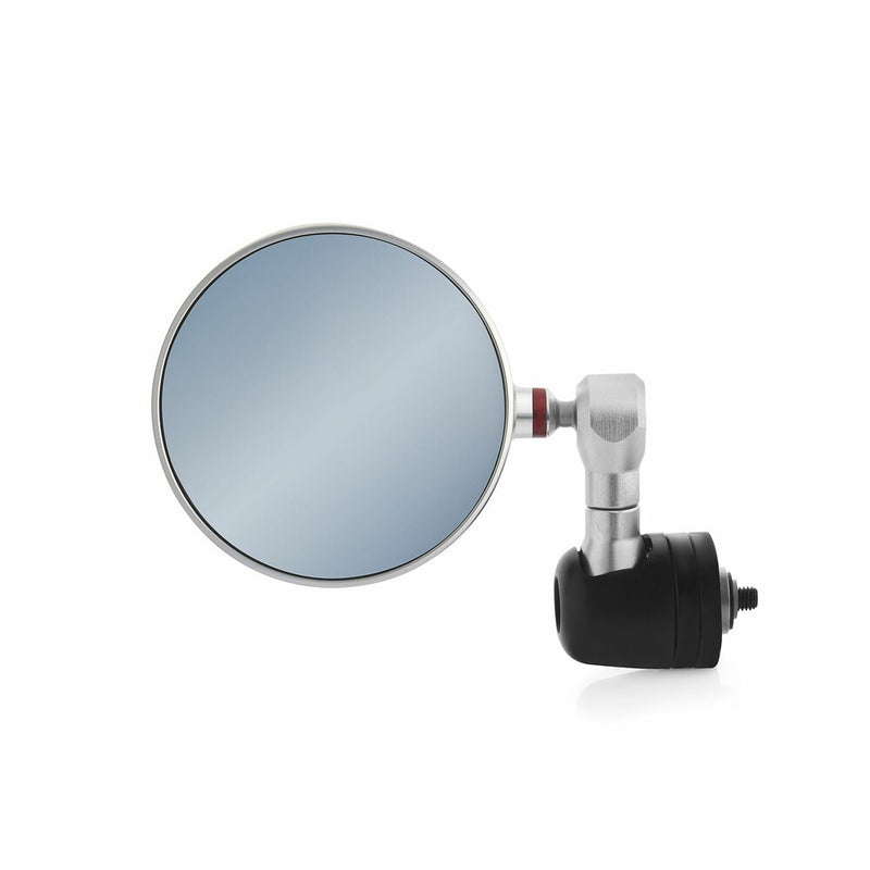Rizoma Mirror SPY-R 80MM Silver Each - BS285A For Ducati Motorcycles 2023 | Triumph Speed / Street / Trident 2023 | Aprilia Tuono 2023