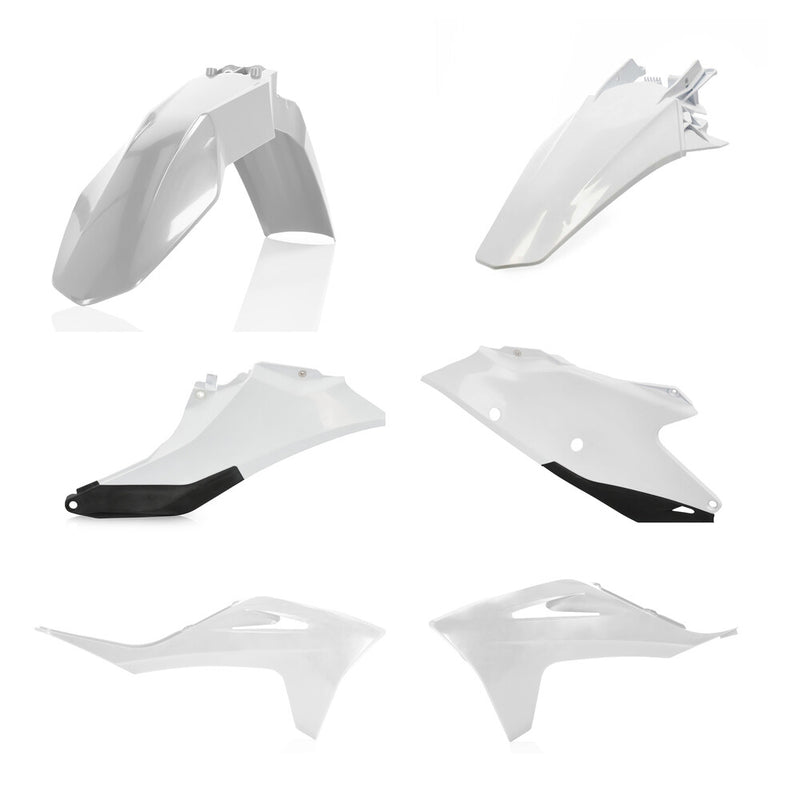 Acerbis 28727-81035 2872781035 PLASTIC KIT GAS/KTM WHITE/BLACK