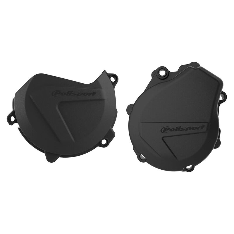 Polisport Kit Clutch + Ignition Black KTM HUS - 90991 For Husqvarna Dirt Bikes 2017-2023 | KTM EXC-F 450 / EXC-F 500 / XCF 500 2017-2022