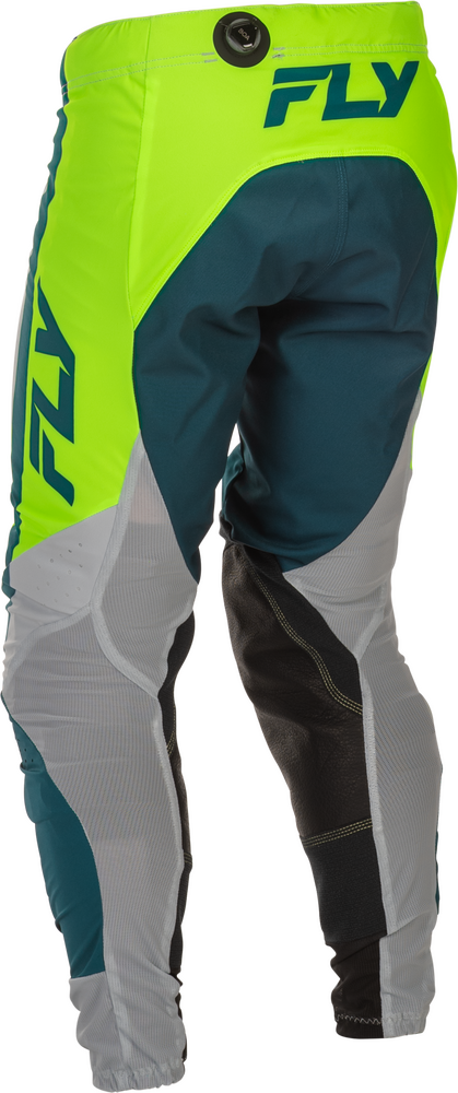 Fly Racing 379-73336 379-73336 LITE PANTS GREY/LIME/TEAL SZ 36