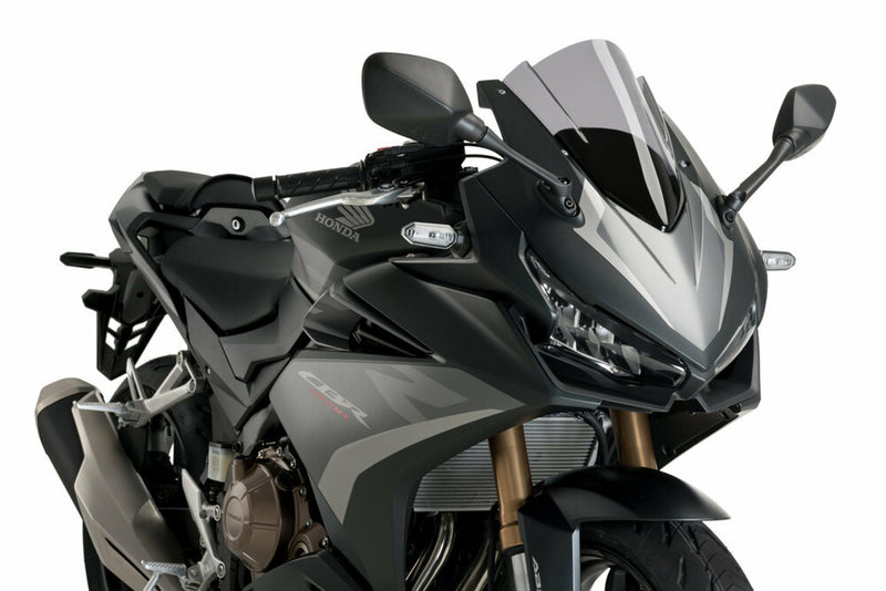 Puig Hi-Tech Parts Windscreen Z Racing Smoke - 3613H Honda CBR500R 2019-2021