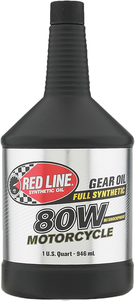 Red Line 57-6520 42704 GEAR OIL W/SHOCKPROOF 80W 1QT