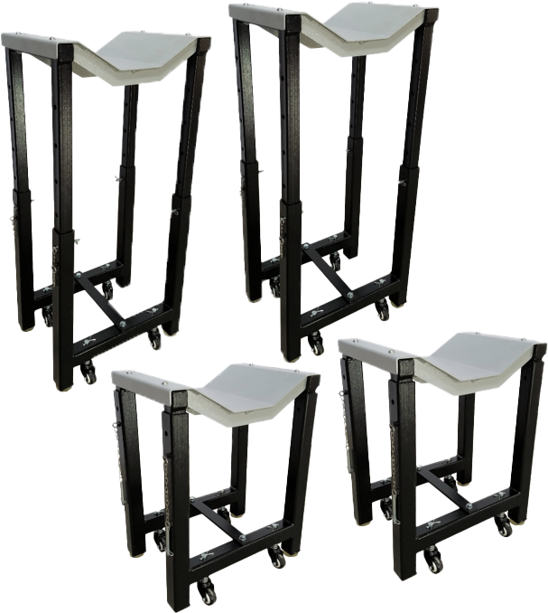 Ideal 27-1668 WHLSTDKITUF2500EHXBK WHEEL STAND KIT (UF-2200EH-X) SET OF 4EA ADJUSTABLE HEIGHT