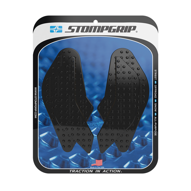 Stompgrip 655-13023B 55-10-0210B TANK PAD KIT VOLCANO BLACK SUZ