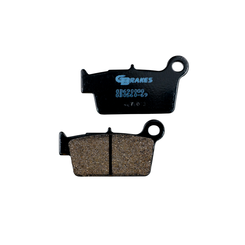 Gbrakes Brake Pads Semi Metallic - GB0560-69 For Yamaha Dirt Bikes 2003-2025 | Kawasaki Dirt Bikes 2004-2025