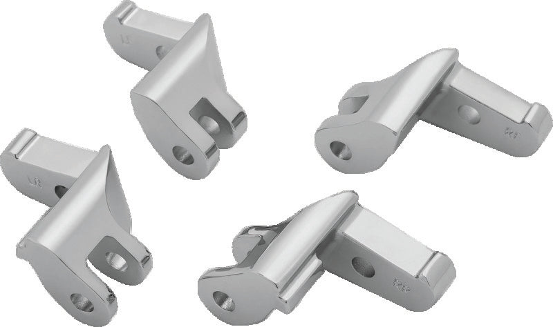 Kuryakyn 4609 Floorboard Relocator Brackets 17 And Up Touring Chrome - Photo - Primary
