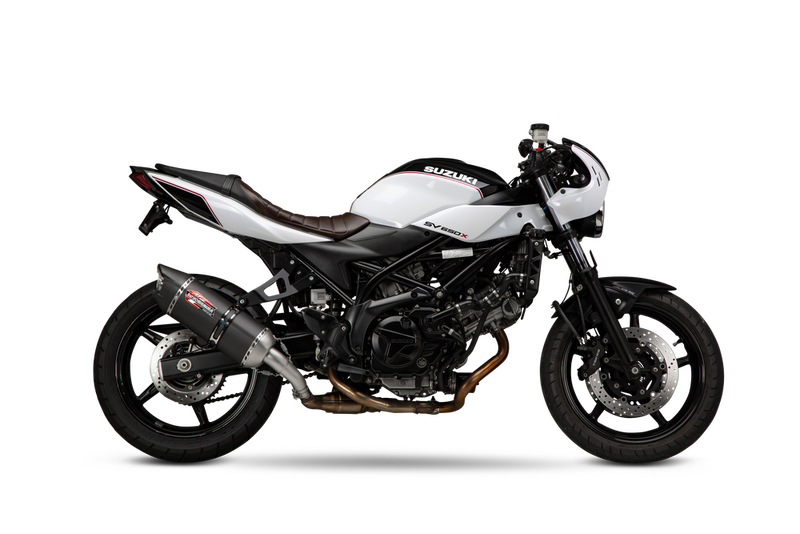 Yoshimura Exhaust Street AT2 SO SS SS CF WF - 11670BM222 Suzuki 650 / 650X 2017-2024