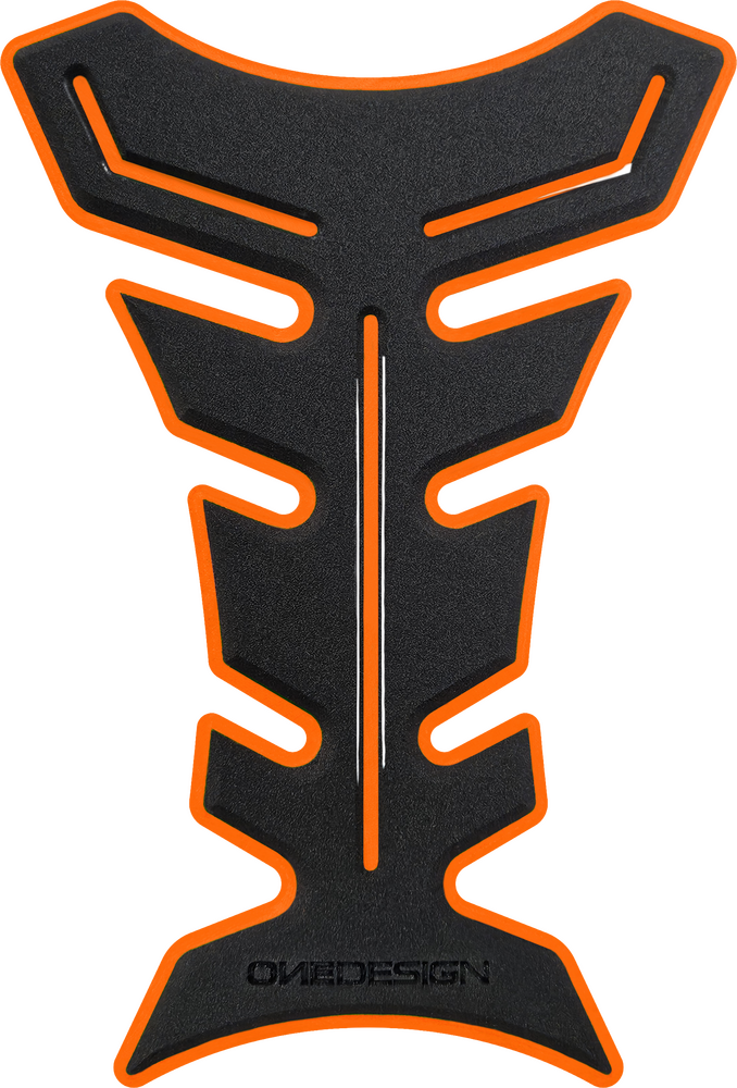 One Emblems 623-1163O HDF9O HDF TANKPAD BLACK/ORANGE
