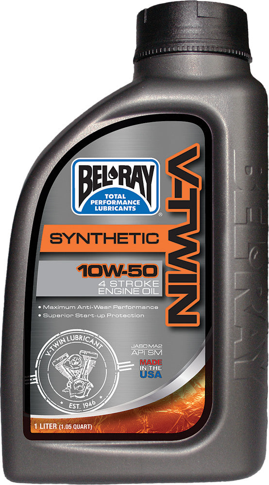 Bel-ray 840-1480 96915-BT1 V-TWIN SYNTHETIC ENGINE OIL 10W50 1L