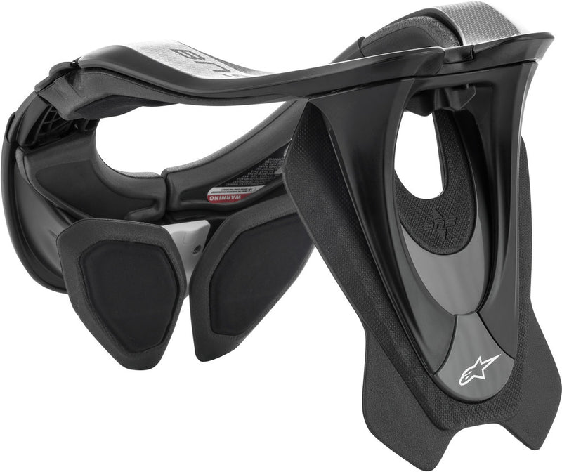 Alpinestars 482-6013 6500019-105-L/XL BNS TECH-2 NECK SUPPORT BLACK/COOL GREY LG-XL