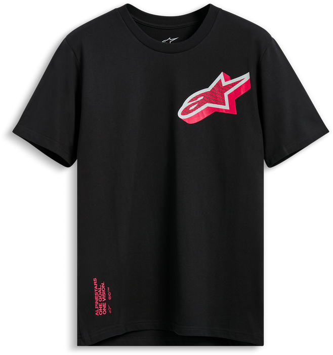 Alpinestars 482-76396L 1235-72320-10-L SHADED SS CSF TEE BLACK LG