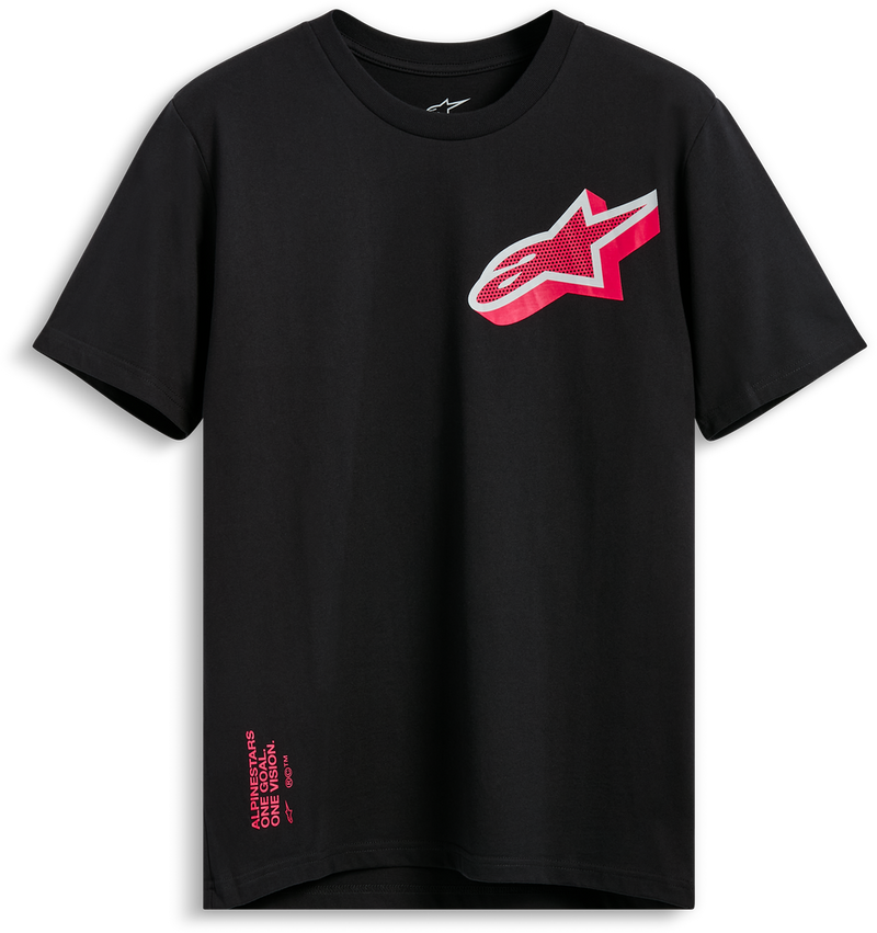 Alpinestars 482-76396M 1235-72320-10-M SHADED SS CSF TEE BLACK MD