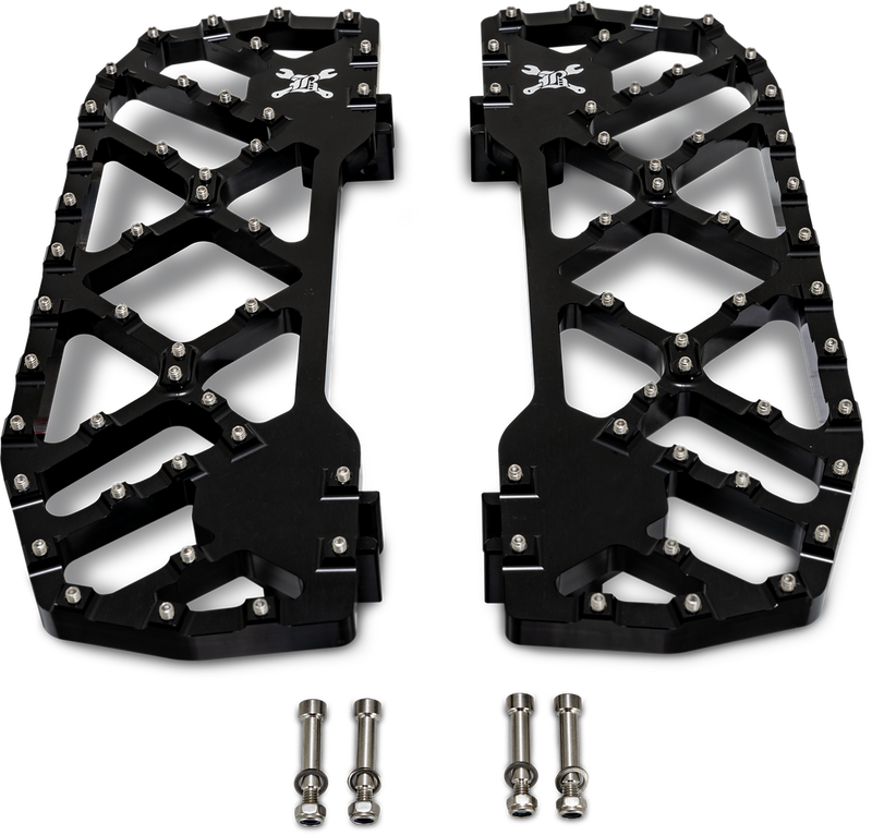 Burly Brand MX-Evolution Floorboards FLH FLT - B13-1053B For Harley Touring 1997-2026