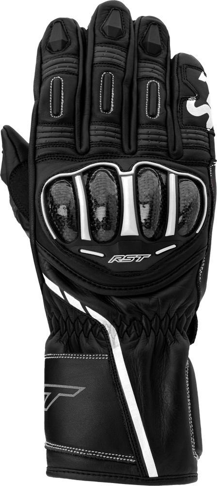 Rst 556-3033410 103033WHI-10 S1 CE GLOVE BLACK/BLACK/WHITE LG