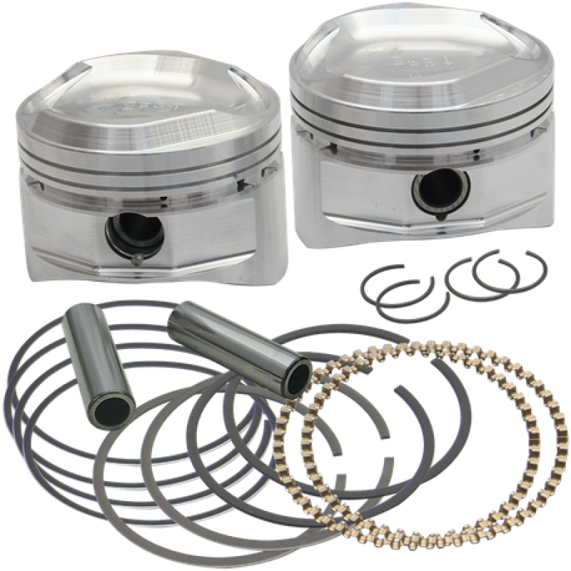 S&S Cycle 92-1061 84-99 BT HSF 3-5/8in Piston Set - .010in - User 1