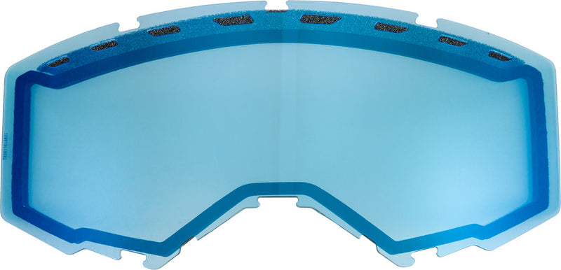 Fly Racing 37-5455 FLB-024 DUAL LENS WITH VENTS ADULT SKY BLUE MIRROR/BLUE LENS