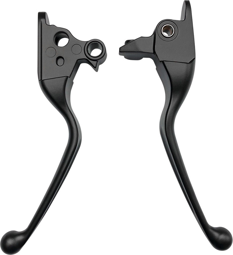Harddrive 053814 Smooth Lever SET Chrome FLT W Cable Clutch For Harley Touring 2008-2013
