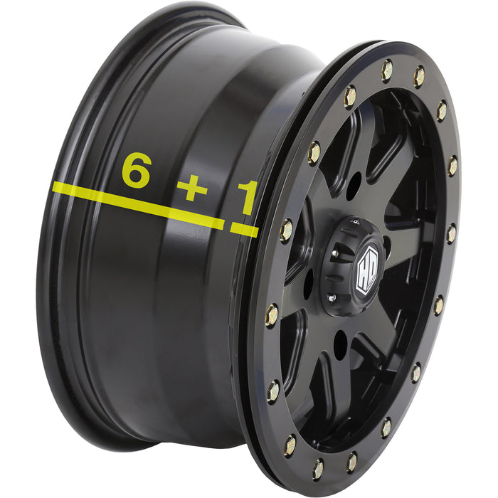 STI TIRE & WHEEL 0230-1040 14HB928 HD9™ Wheel front/rear - black - 14x7 - 4/137 - 6+1 (+50 mm)