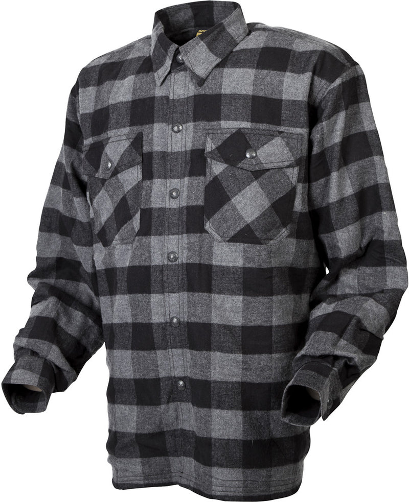 Scorpion Exo 75-5500M 13403-4 COVERT MOTO FLANNEL BLACK/GREY MD