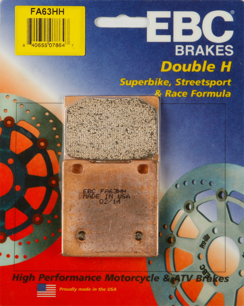EBC Brake Pads Double-H Sintered - FA63HH Suzuki Motorcycles 1983-2010