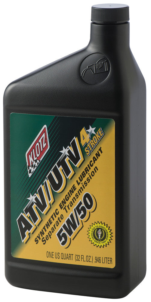 Klotz Oil 842-0067 ATVUTV-550 ATV/UTV SYNTHETIC ENGINE LUBE 5W50 32OZ